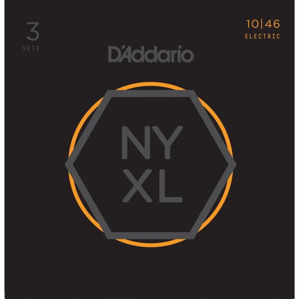 D'Addario NYXL1046-3P - NYXL 3-D pack 010 - 046